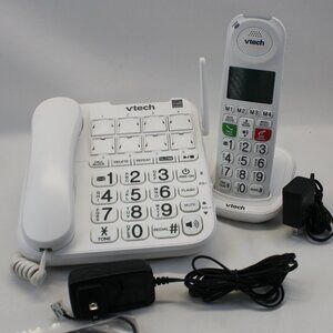 Vtech SN5147 Amplified Corded/Cordless Answering System Big Buttons & Display